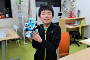 自慢のロボット完成